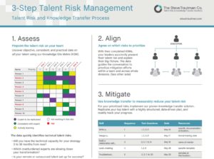 3-step Talent Risk Management Process Overview