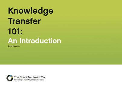 LP — Knowledge Transfer 101: An Introduction Ebook Download 1